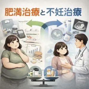 妊孕性（妊娠力）を高めるには、GLP-1ダイエットによる肥満の解消が重要です。