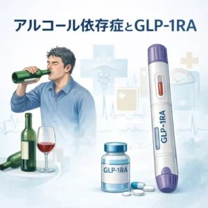 マンジャロなどの、いわゆるGLP-1ダイエットで使用される薬剤は、アルコール依存症を改善させる可能性が有る