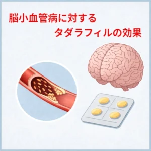 タダラフィルの血管拡張作用は脳小血管病を改善しうるのか?