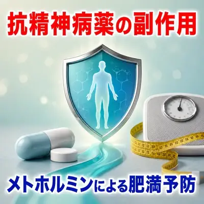 抗精神病薬による体重増加予防にメトホルミン