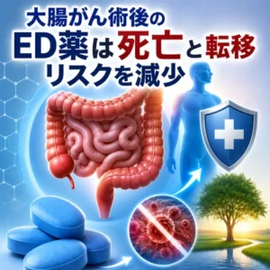 シルデナフィルなどのED治療薬は大腸がん術後の死亡リスクと遠隔転移リスクを低下させる