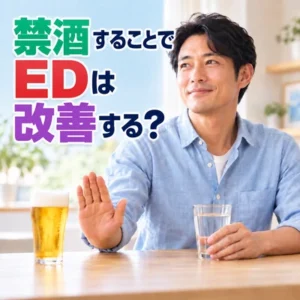 アルコール使用障害男性において3ヶ月の禁酒はEDを改善する